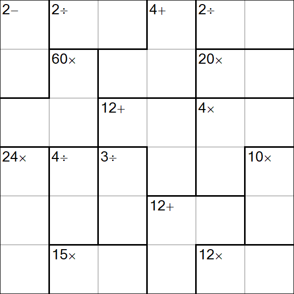 Calcudoku - Simple