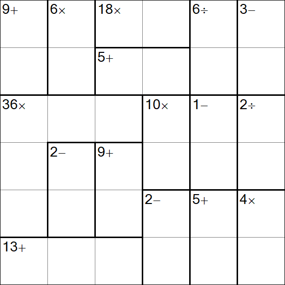Calcudoku - Simple