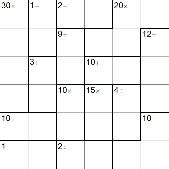 Calcudoku - Simple