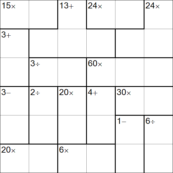Calcudoku - Easy