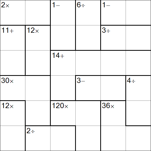 Calcudoku - Simple