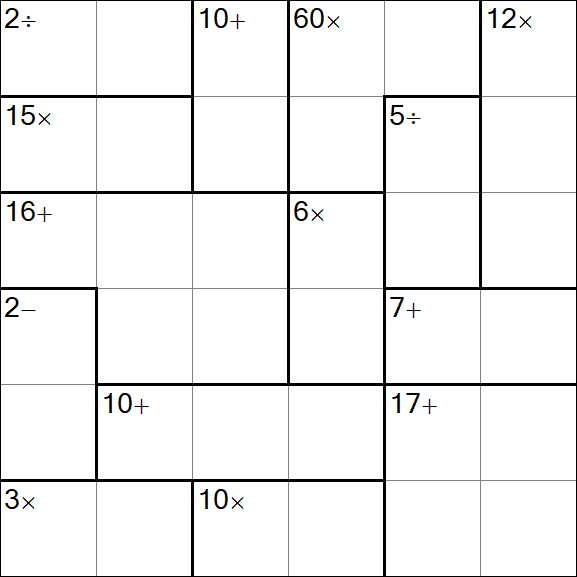 Calcudoku - Simple