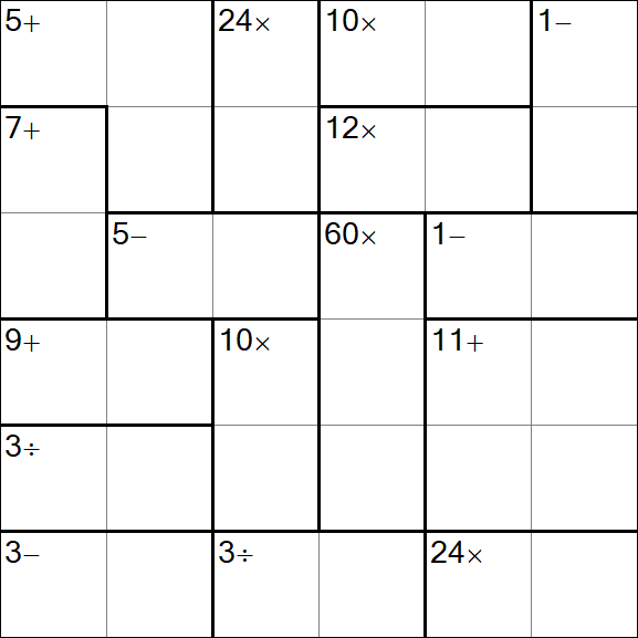 Calcudoku - Simple