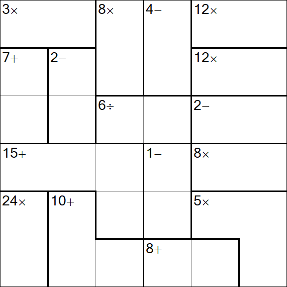 Calcudoku - Simple