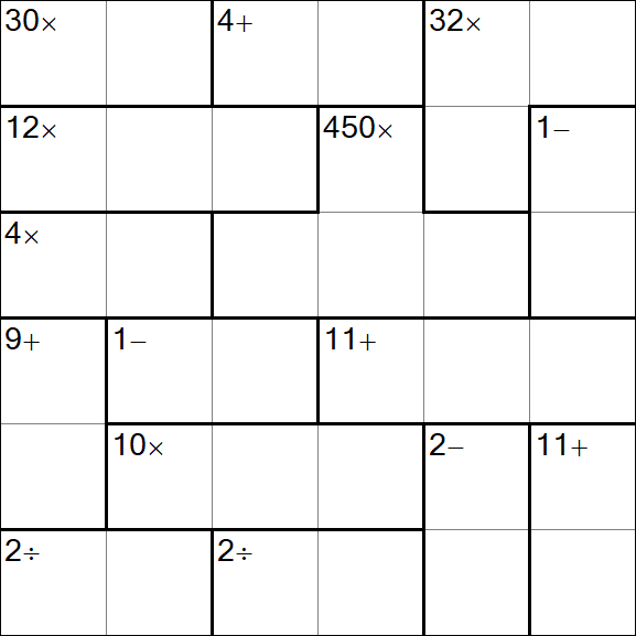 Calcudoku - Simple