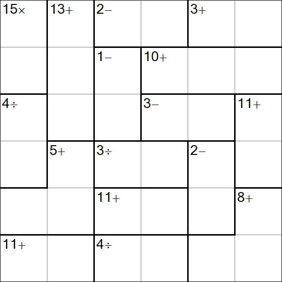 Calcudoku - Easy