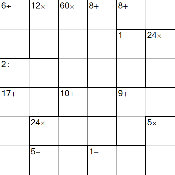 Calcudoku - Simple
