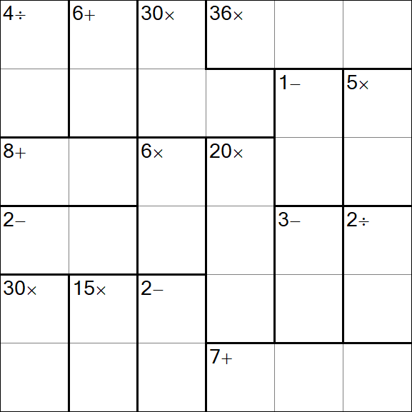 Calcudoku - Simple