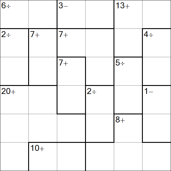 Calcudoku - Simple