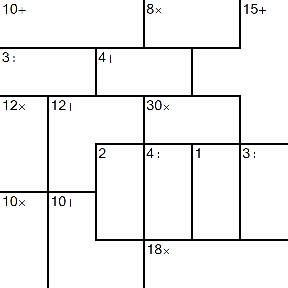 Calcudoku - Simple