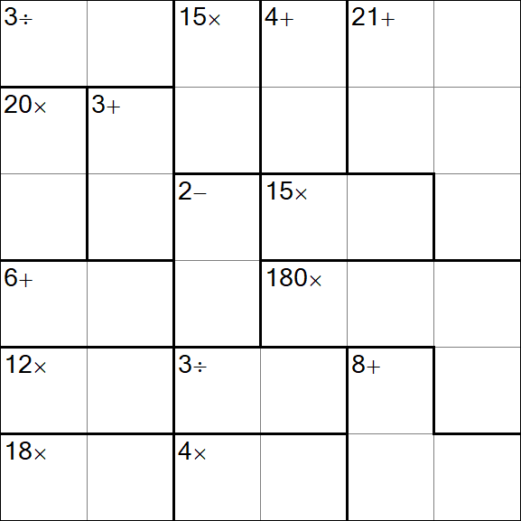Calcudoku - Simple