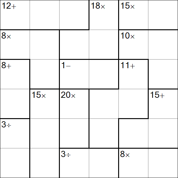 Calcudoku - Simple