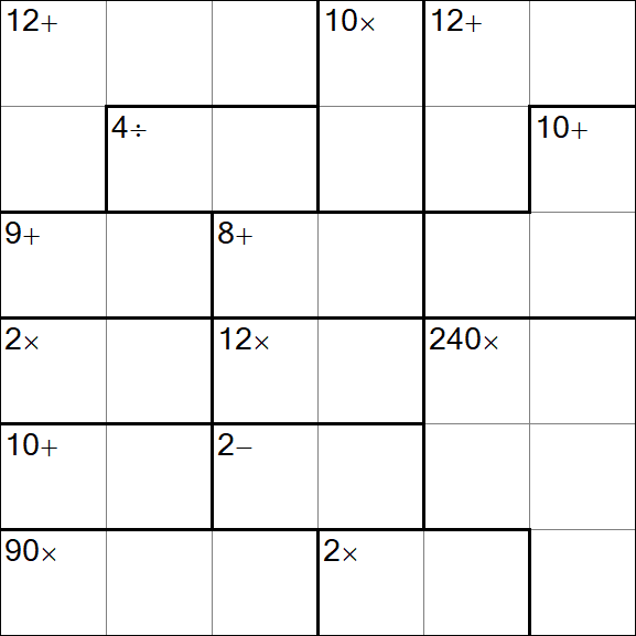 Calcudoku - Simple