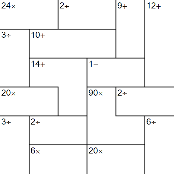Calcudoku - Simple