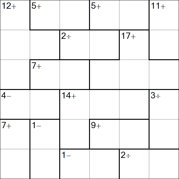 Calcudoku - Simple