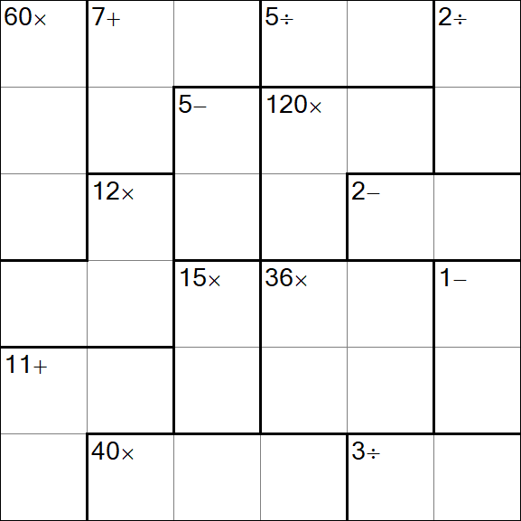 Calcudoku - Simple