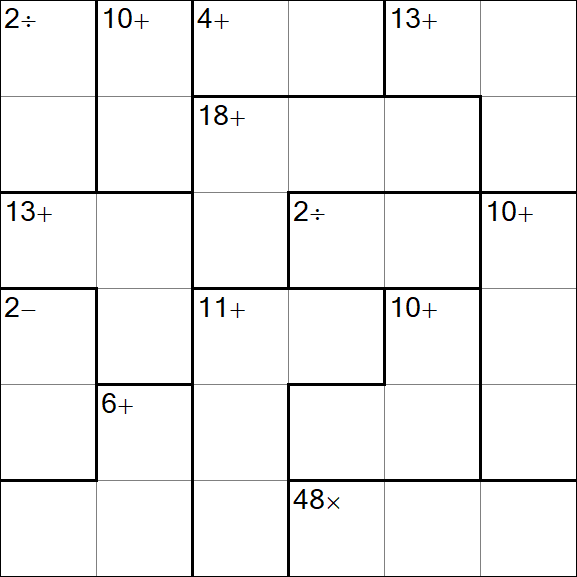 Calcudoku - Simple