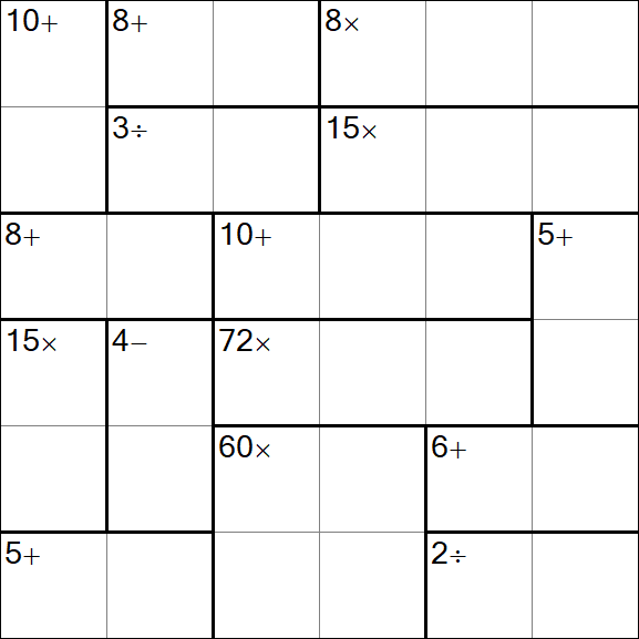Calcudoku - Simple