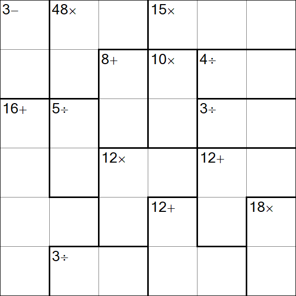 Calcudoku - Simple