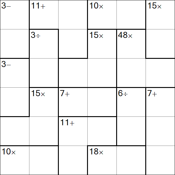 Calcudoku - Simple