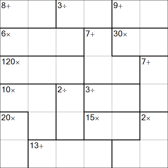 Calcudoku - Simple