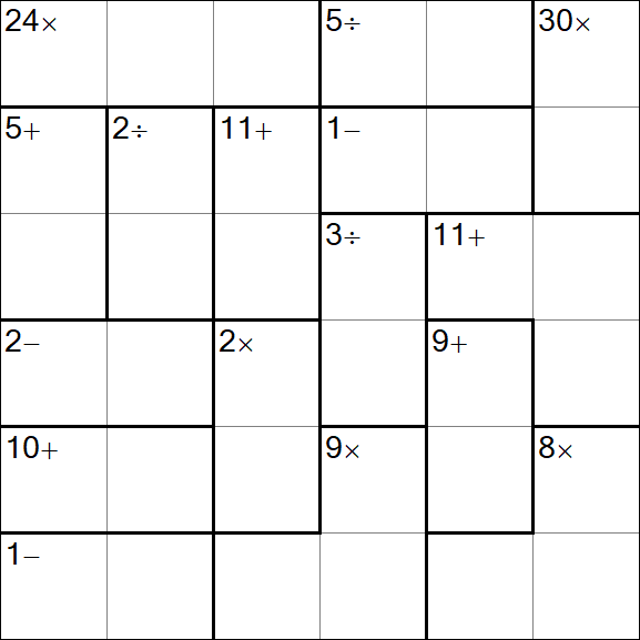 Calcudoku - Simple