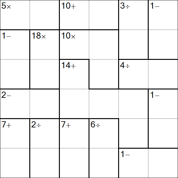 Calcudoku - Simple