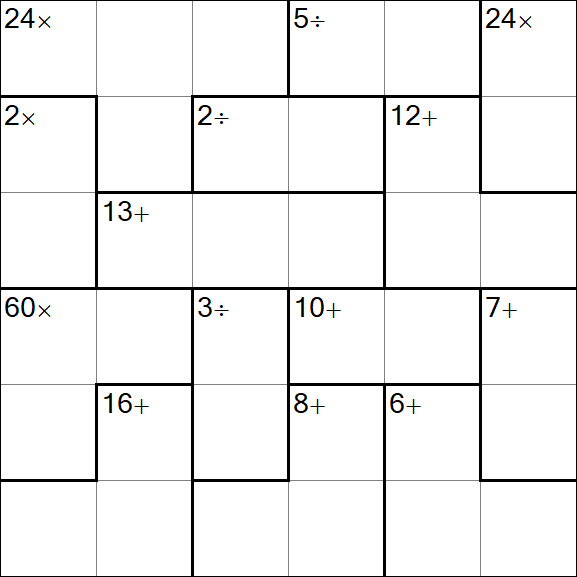 Calcudoku - Easy