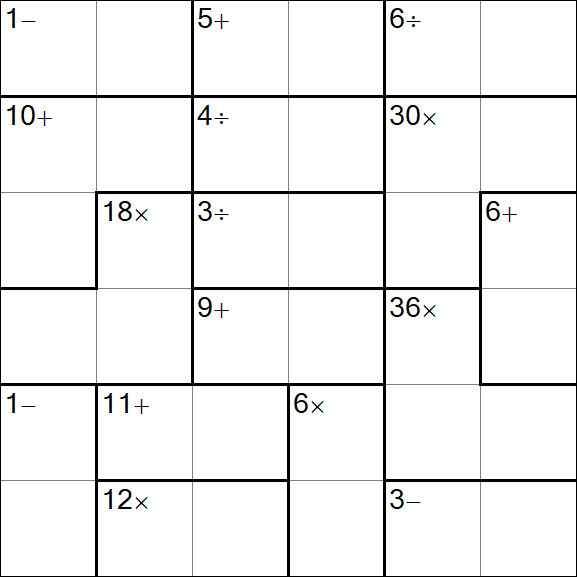 Calcudoku - Simple