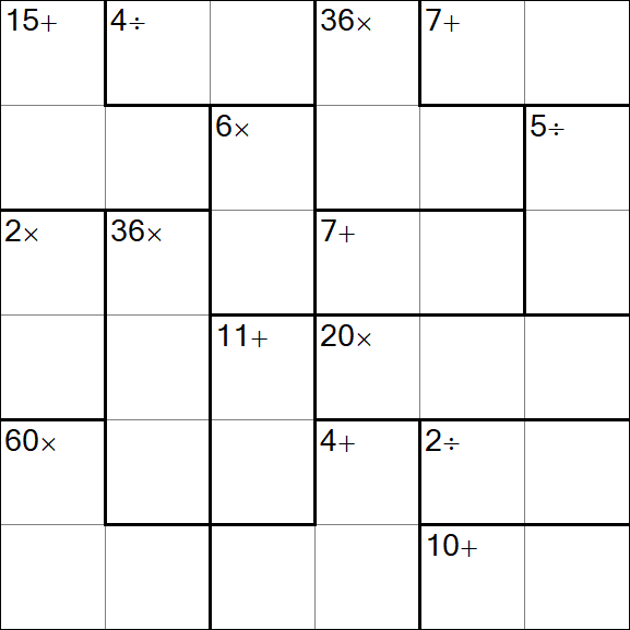 Calcudoku - Simple