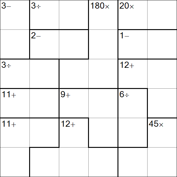 Calcudoku - Simple
