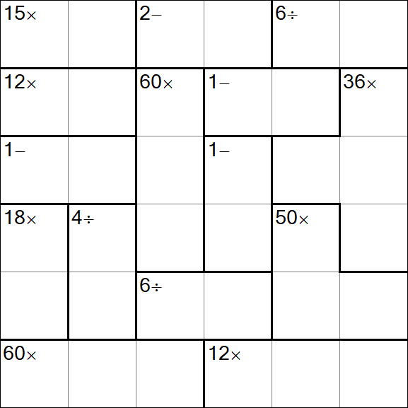Calcudoku - Simple