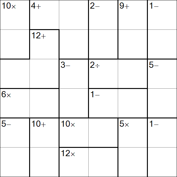 Calcudoku - Simple