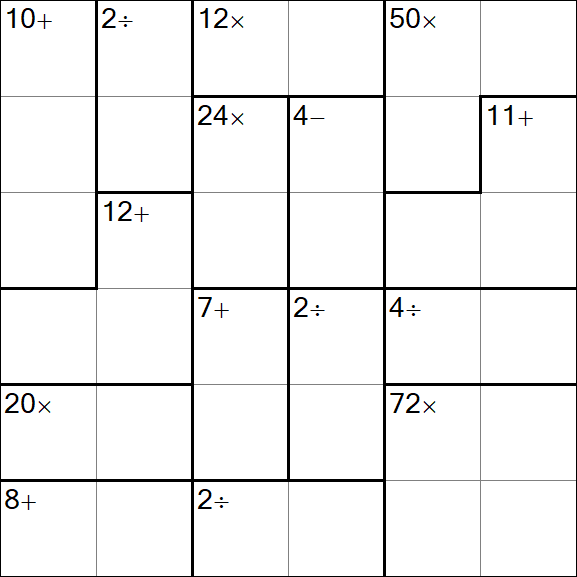 Calcudoku - Simple