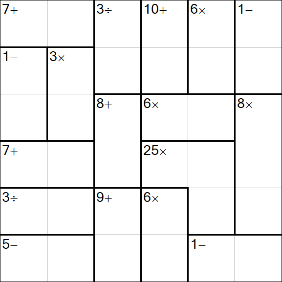 Calcudoku - Simple