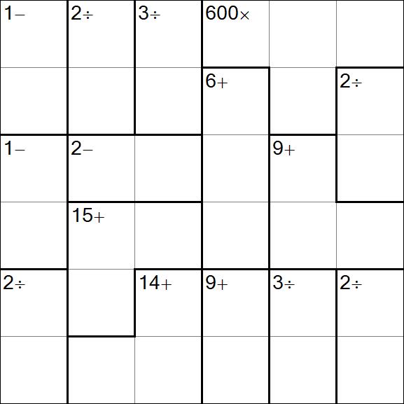 Calcudoku - Easy