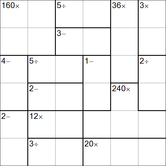 Calcudoku - Simple