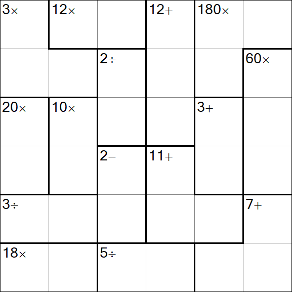 Calcudoku - Easy