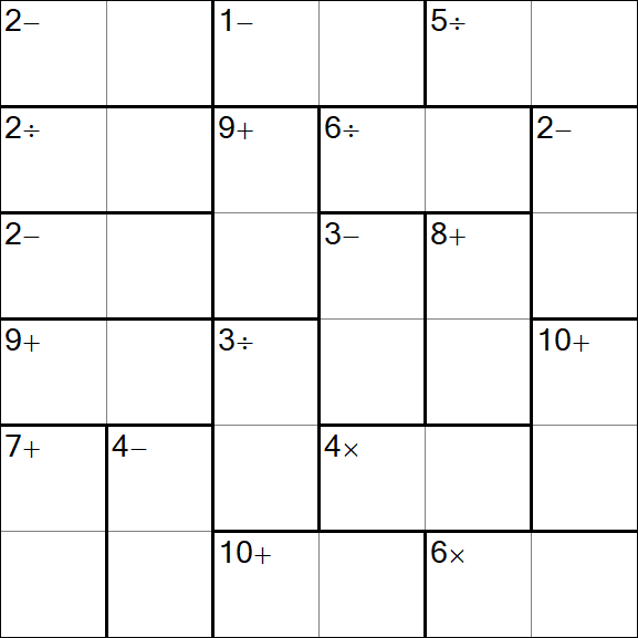 Calcudoku - Easy