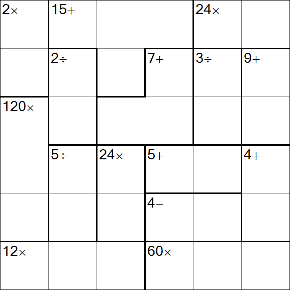 Calcudoku - Easy