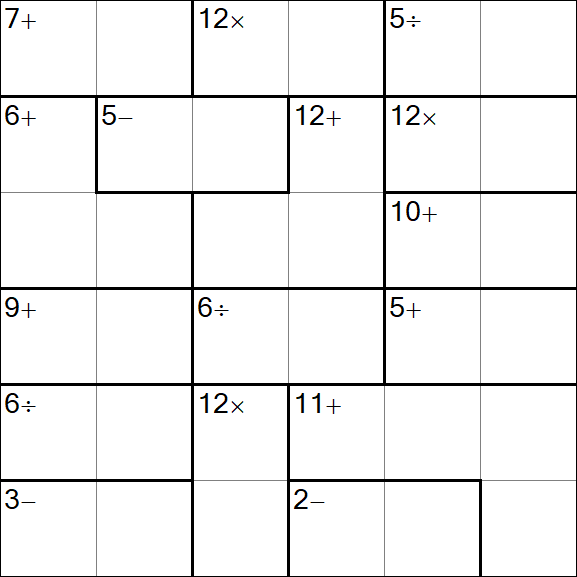 Calcudoku - Einfach