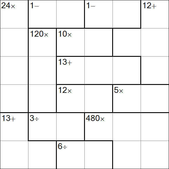 Calcudoku - Easy
