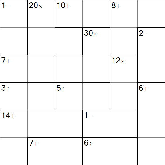 Calcudoku - Simple