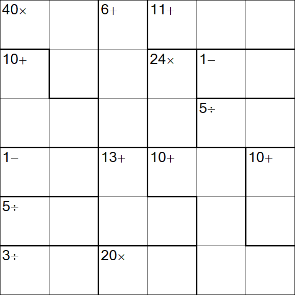 Calcudoku - Simple