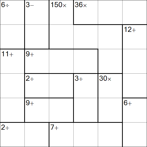 Calcudoku - Easy