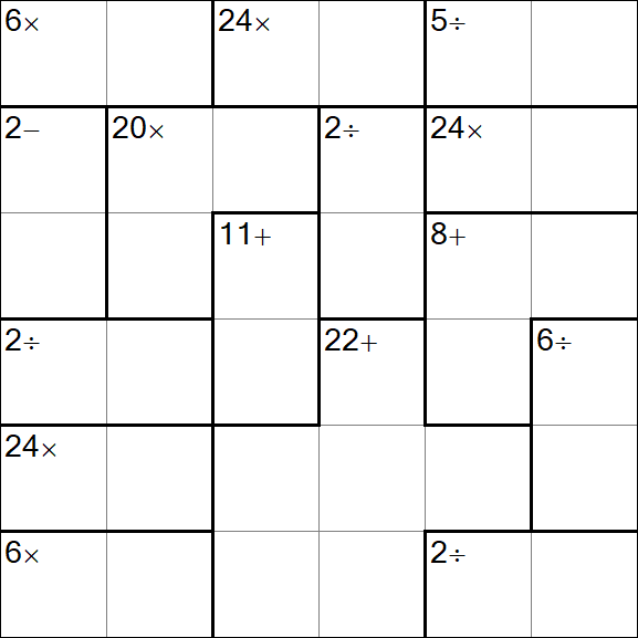 Calcudoku - Easy