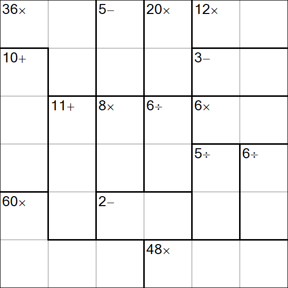 Calcudoku - Easy