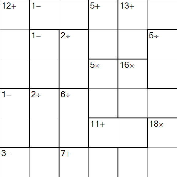 Calcudoku - Easy