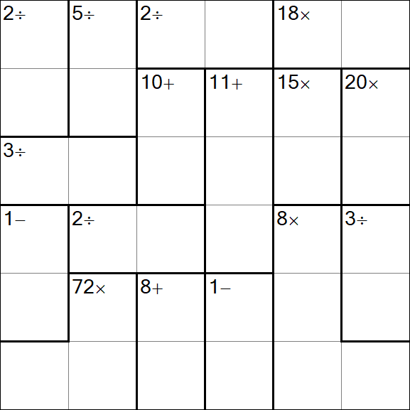 Calcudoku - Easy