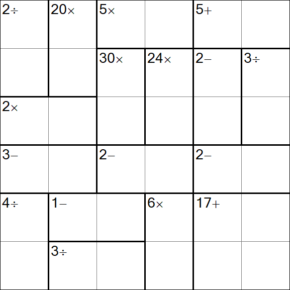 Calcudoku - Easy